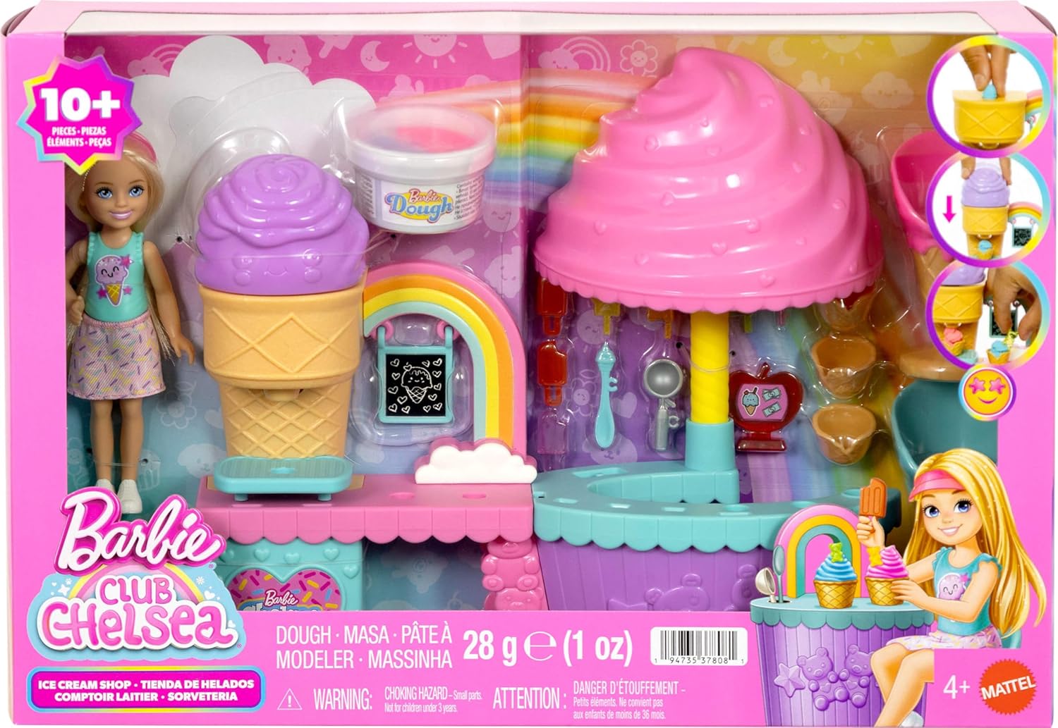 Barbie Club Chelsea Ice Cream Shop Playset