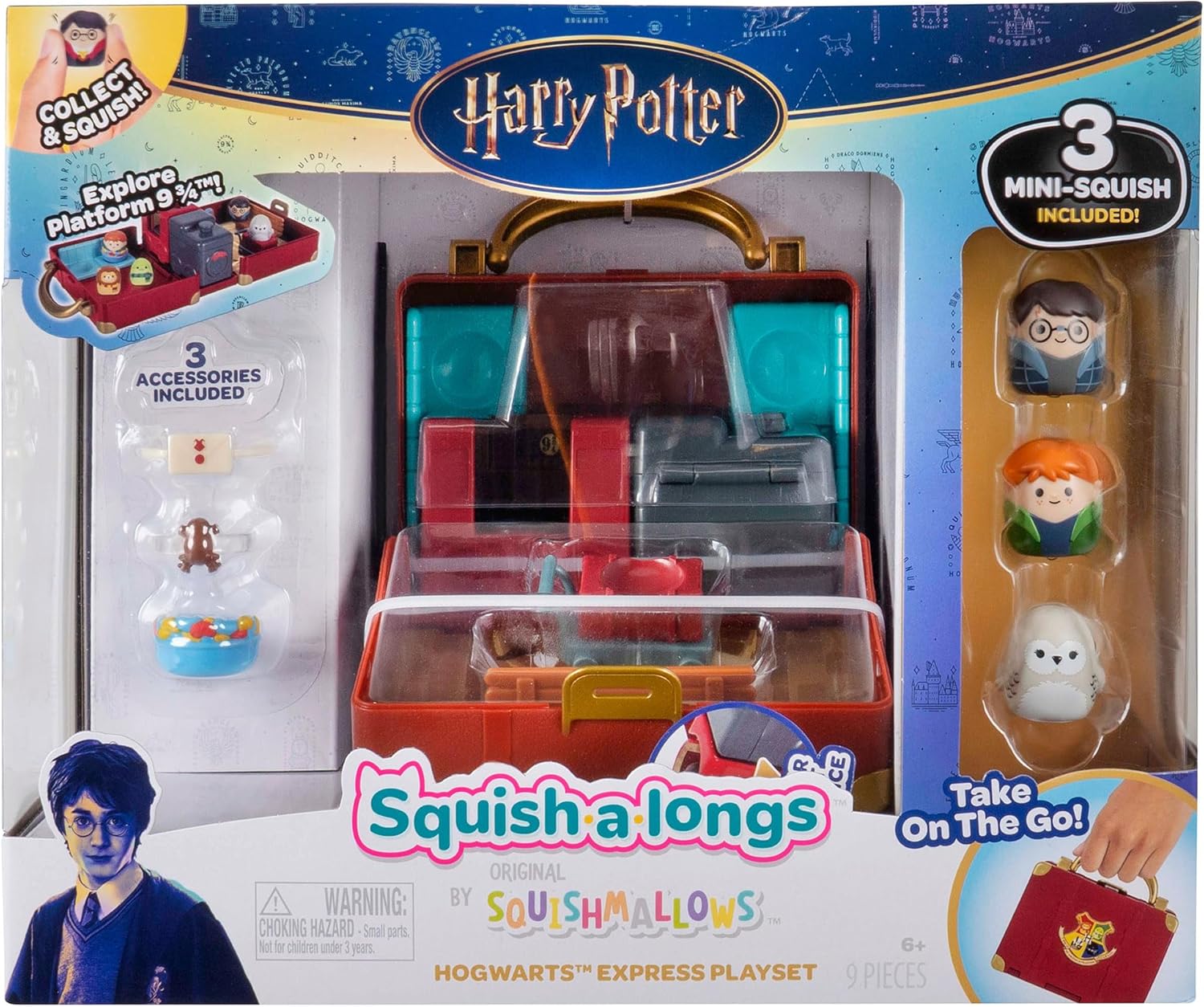 Squishalongs Harry Potter Hogwarts Express Playset