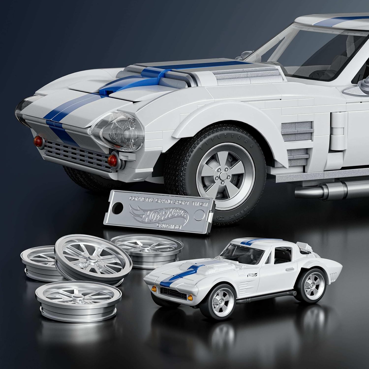 Hot Wheels Brick Shop Corvette Grand Sport