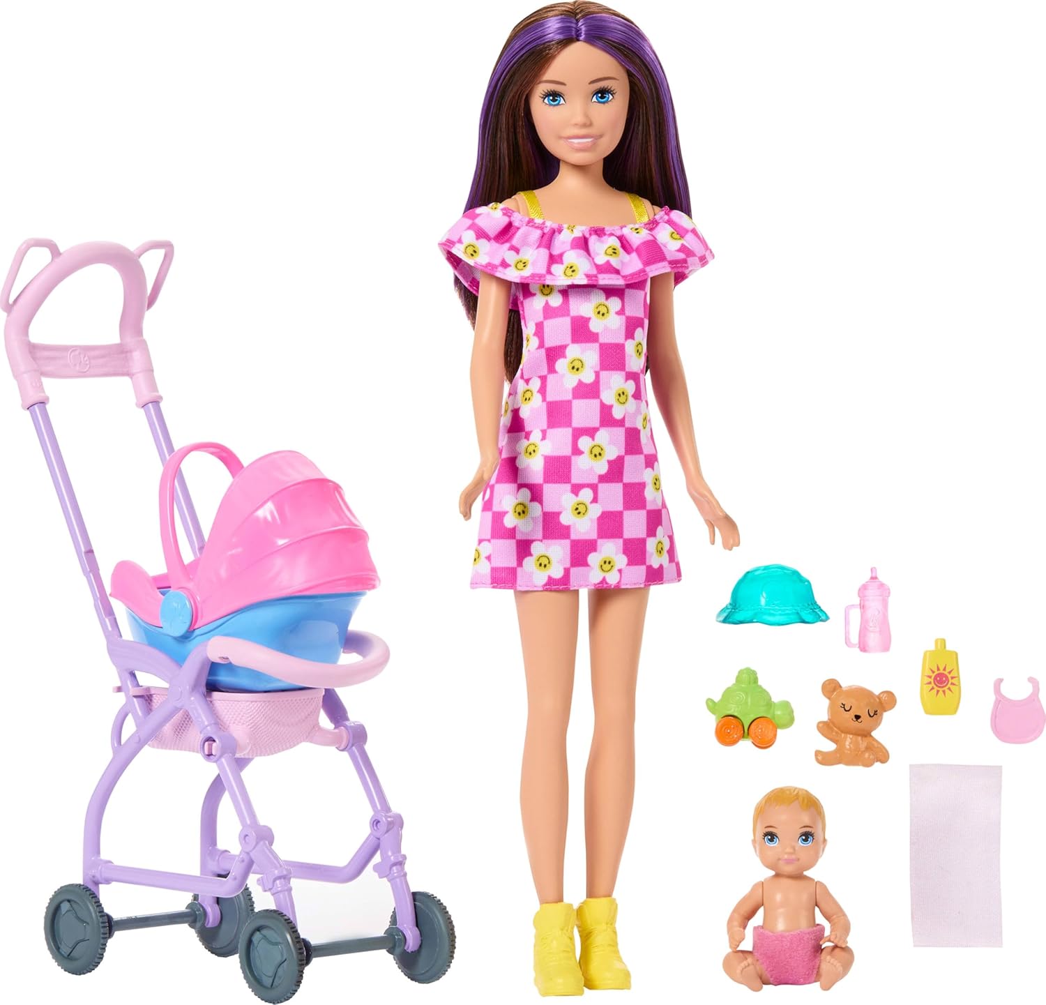 Barbie Skipper Inc Stroller Playset