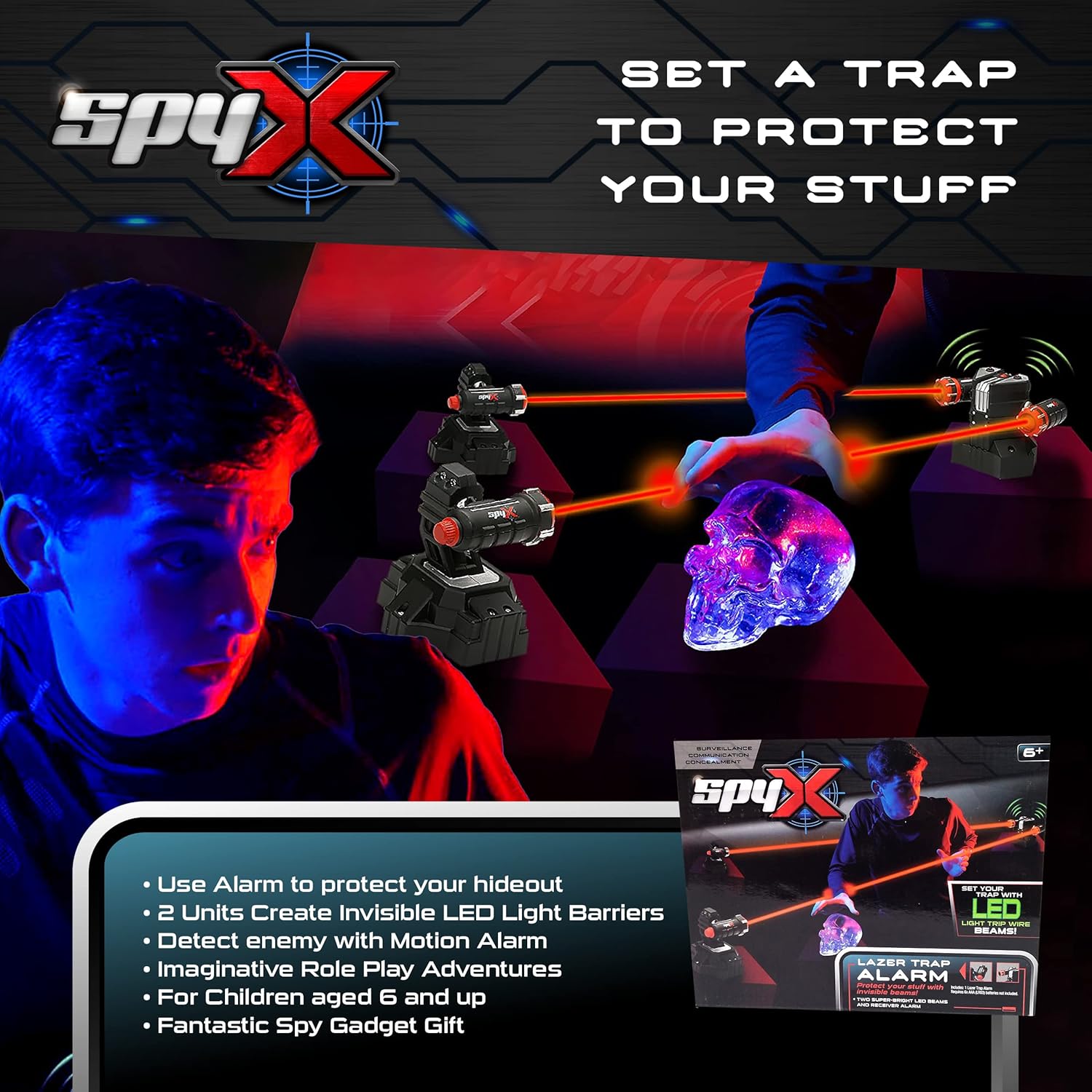 Spy X Lazer Trap Alarm