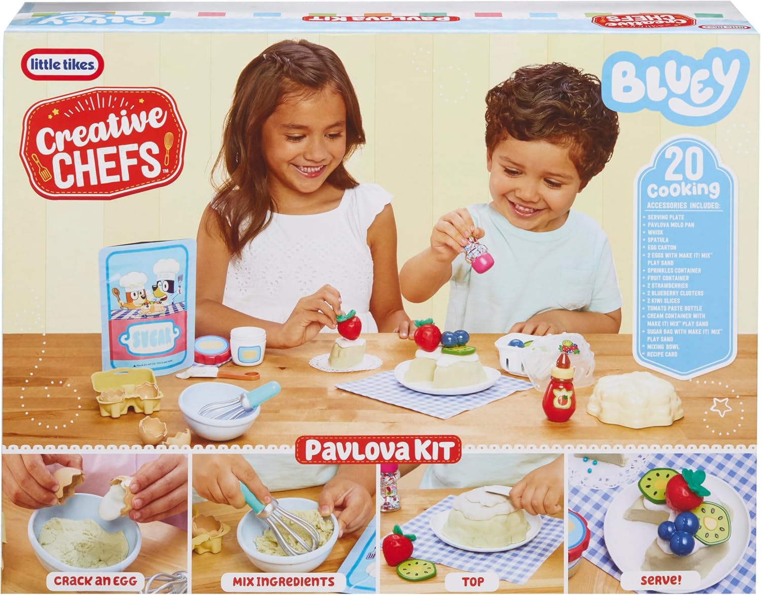 Little Tikes Creative Chefs Bluey Make It! Mix Pavlova Kit