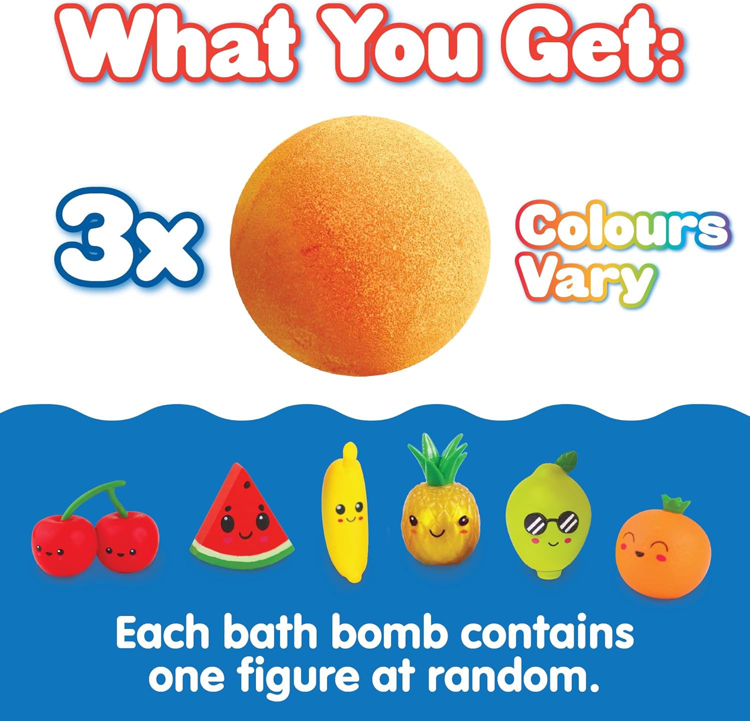 Baff Bomz: Fruity Surprise 100g Surprise Bag