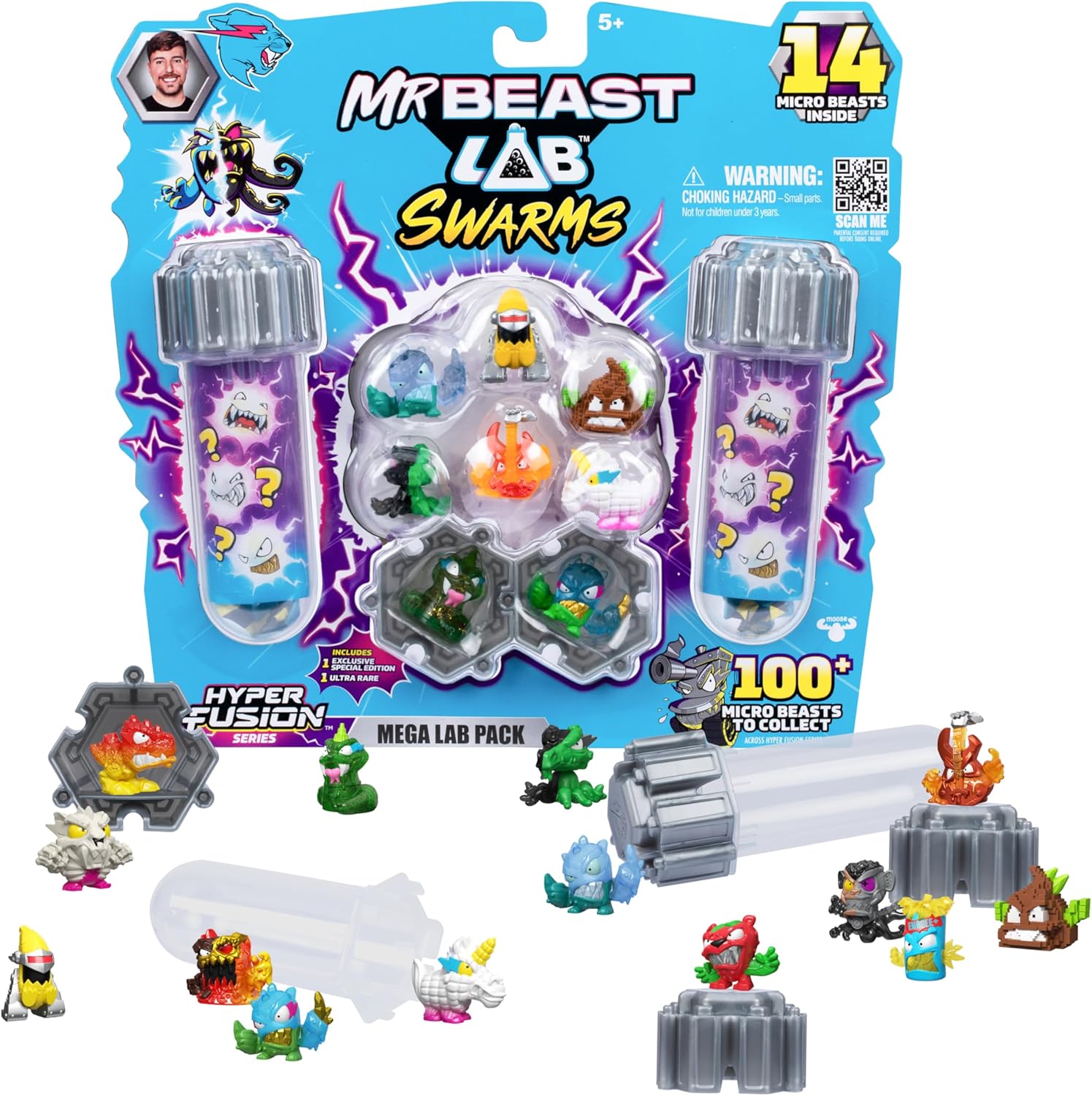Mr Beast Lab Swarms 14 Pack Mega Lab 3cm