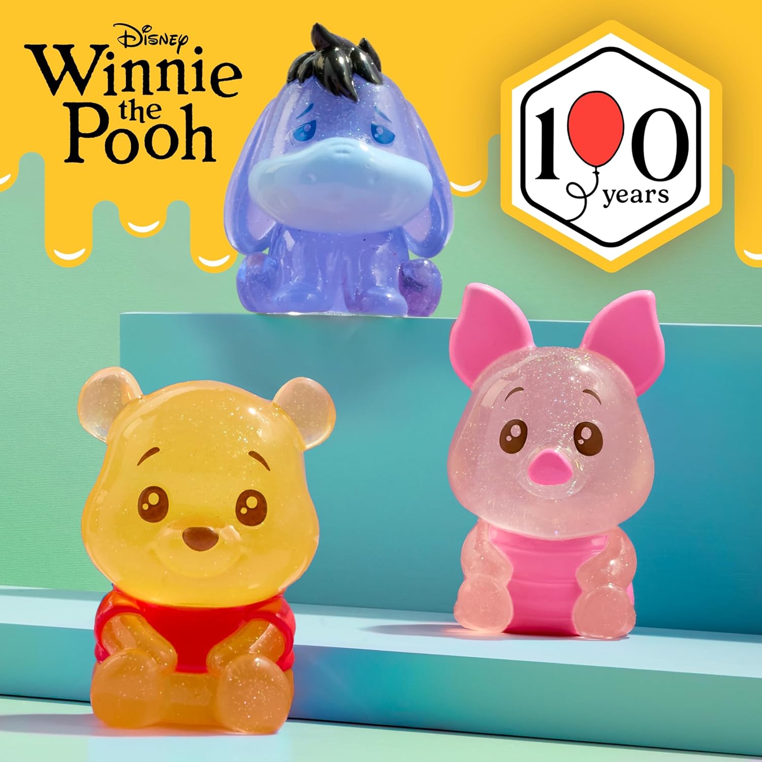Winnie the Pooh Bear-Y Squishy Jelly Figure