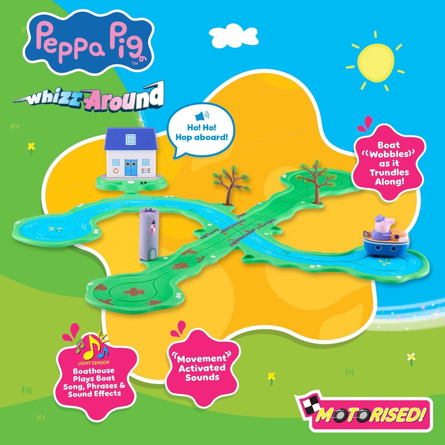 Peppa Pig Whizz-Around - Bobbing Along Boat Trip