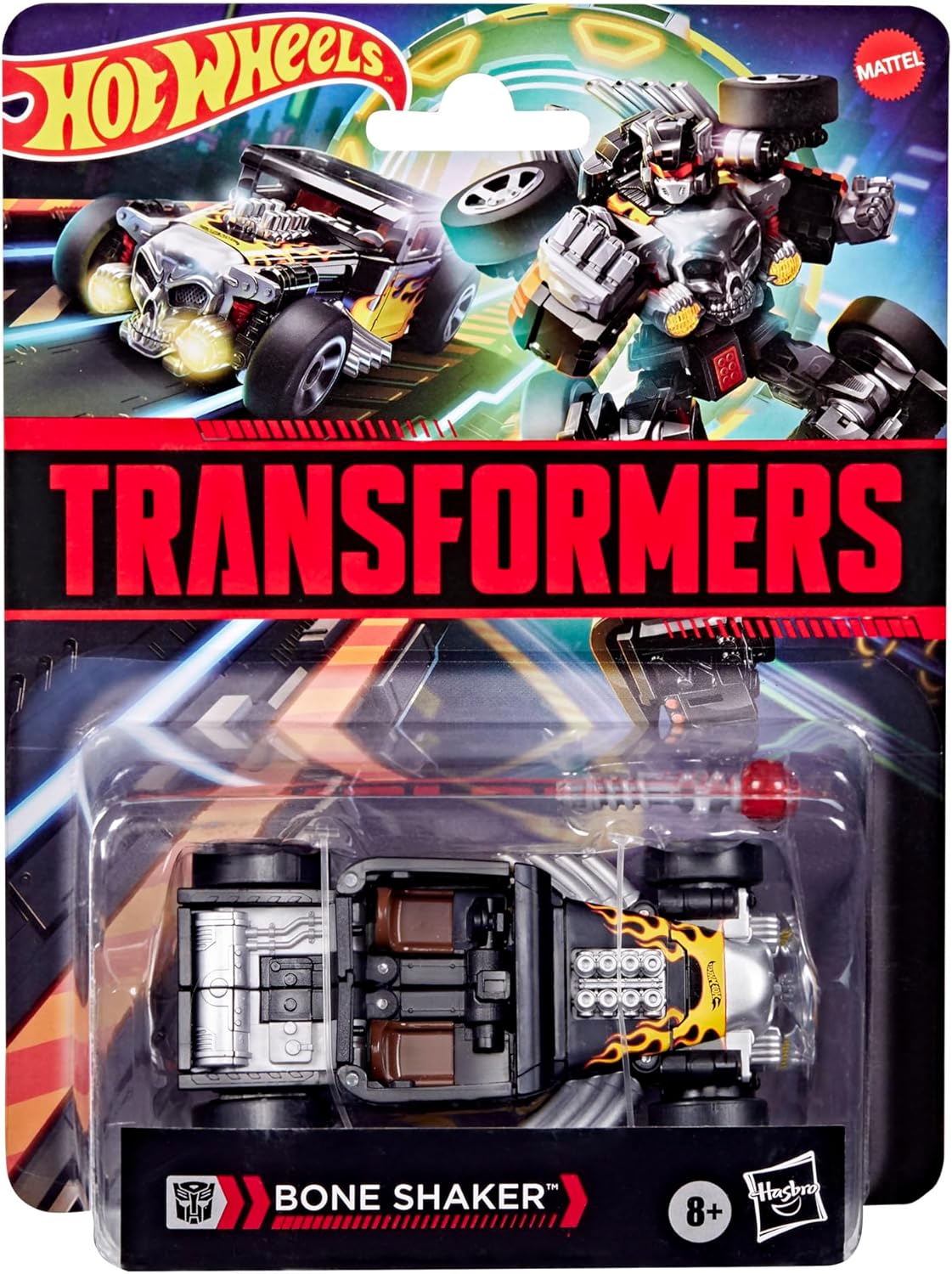 Transformers x Hotwheels Bone Shaker Action Figure