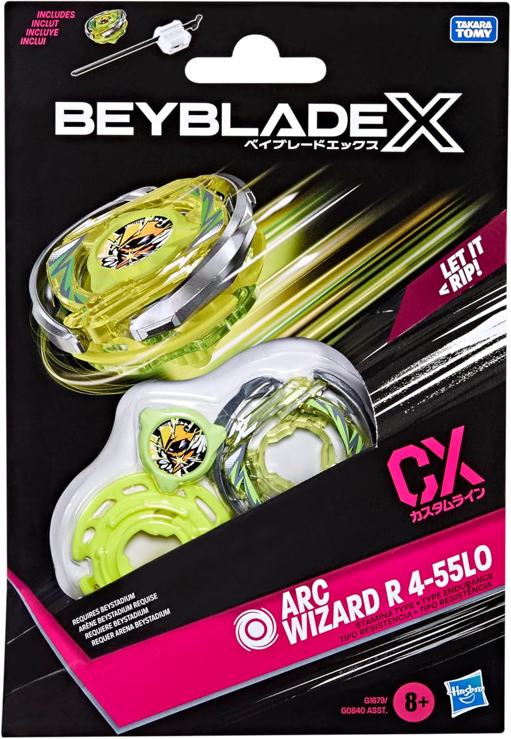 Beyblade X - Arc Wizard R 4-55LO CX Starter Pack