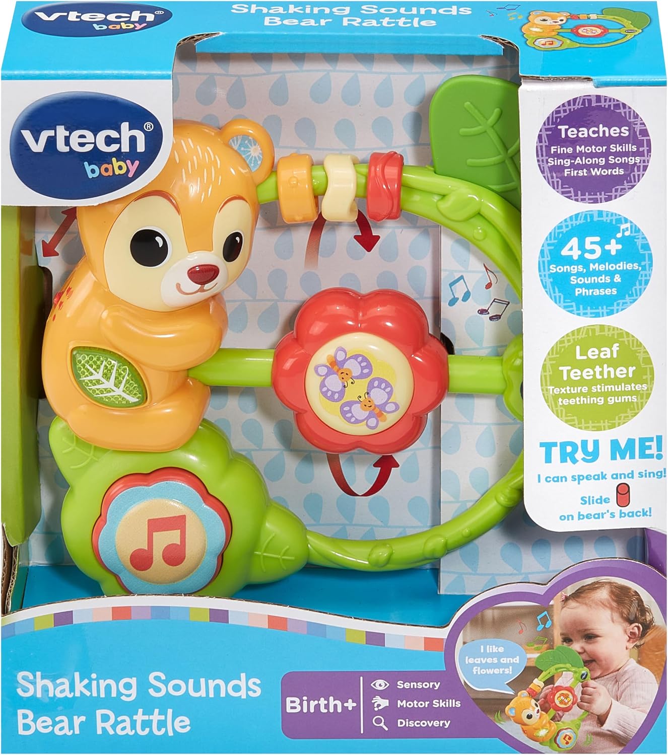 VTech Shaking Sounds Bear Rattle
