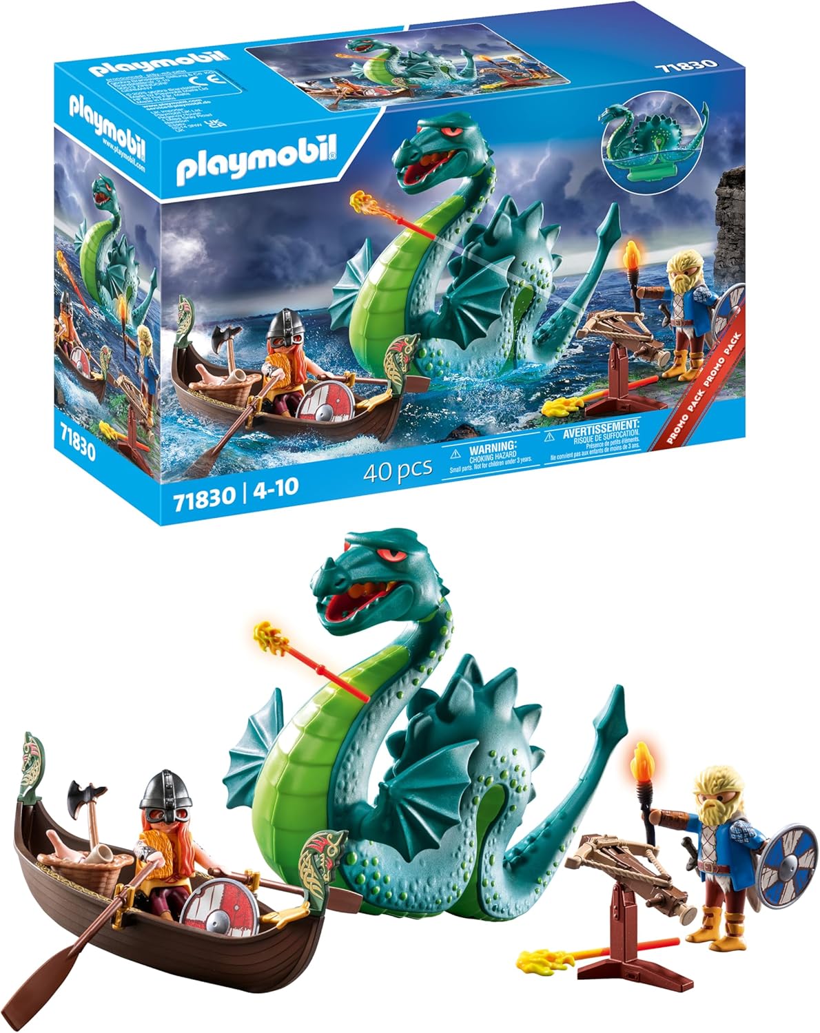 Playmobil Viking with Sea Monster