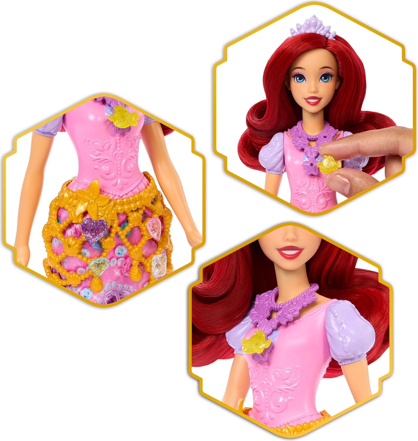 Disney Princess Jewel Reveal Ariel Fashion Doll