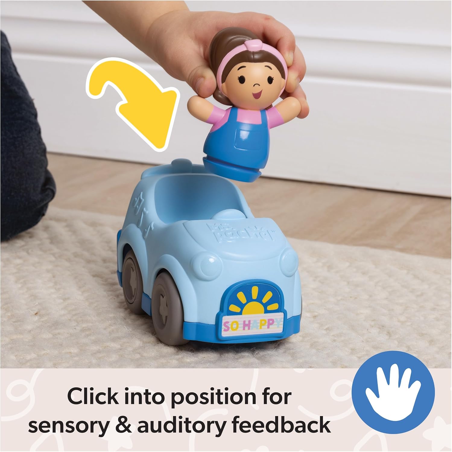Ms. Rachel 1-2-3 Roll! Vehicle with Figure