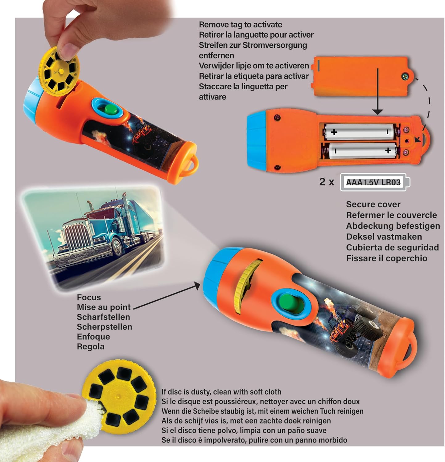 Tractor & Truck Torch & Projector