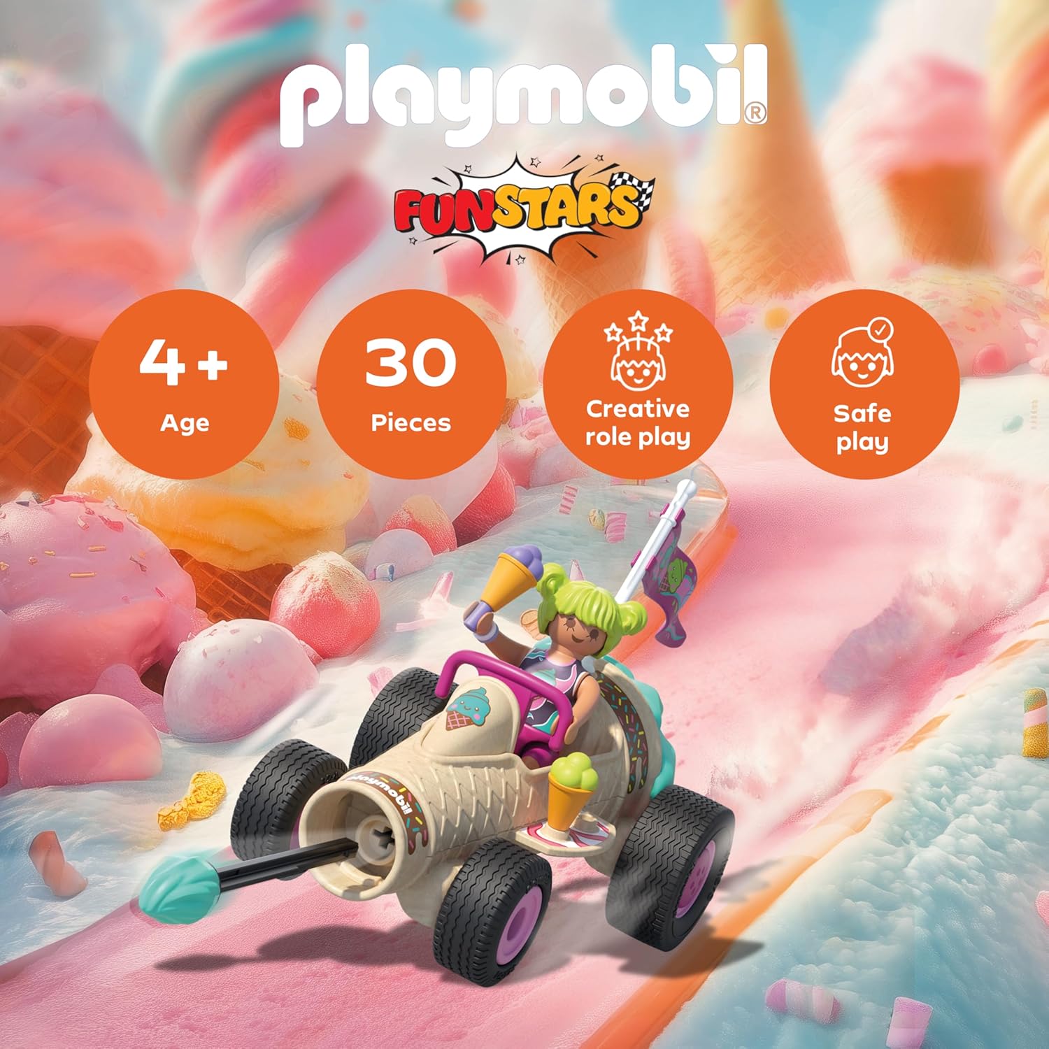 Playmobil Funstars Racing Ice Cream Cone