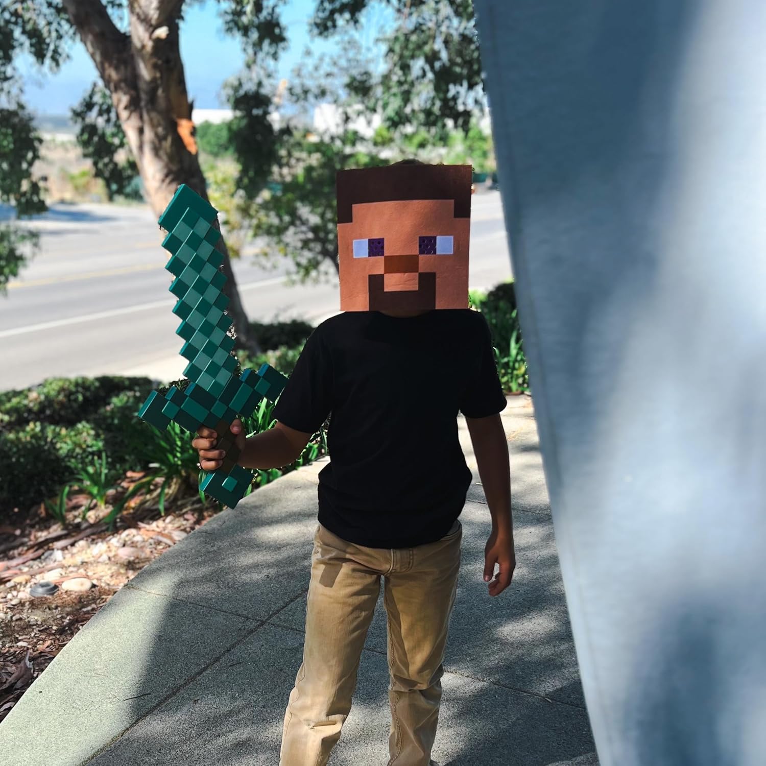 Minecraft Diamond Sword & Mask Set