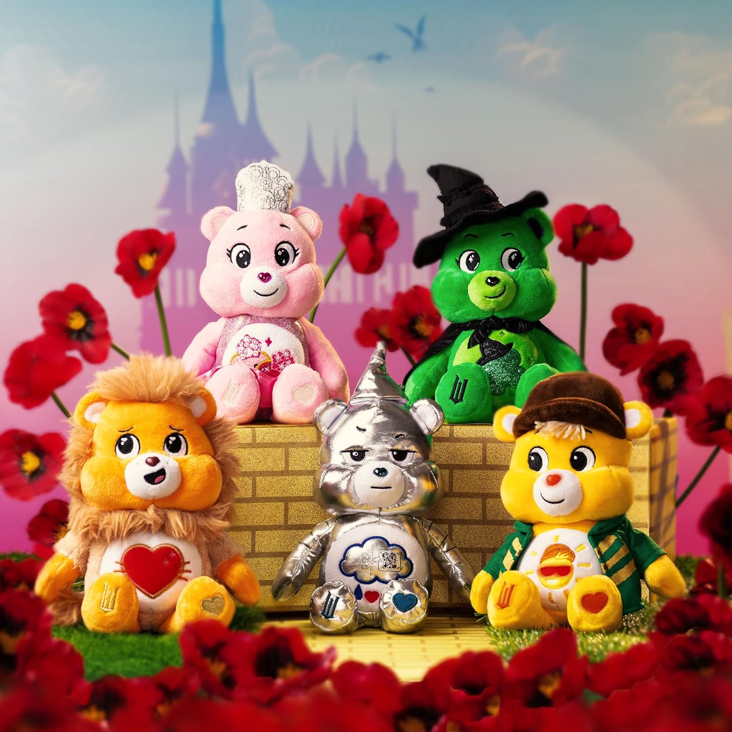 Care Bears x Wicked Funshine Bear as The Scarecrow 22cm Plush