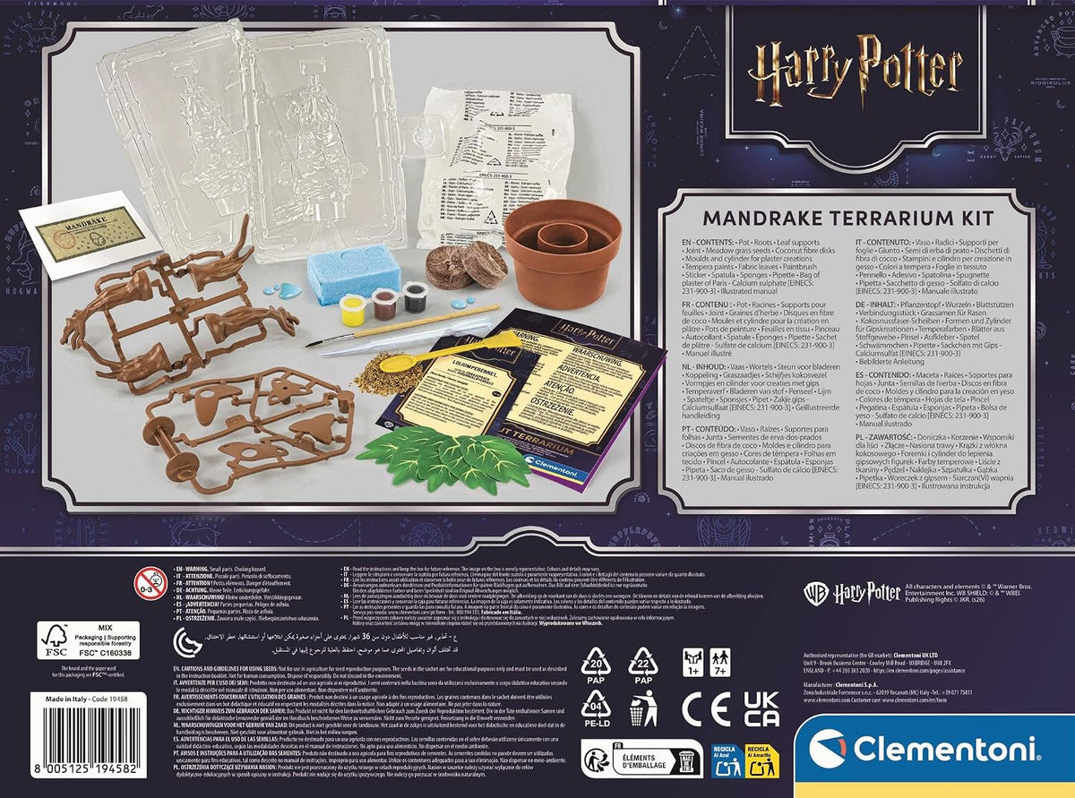 Clementoni Harry Potter Mandrake Terrarium Kit