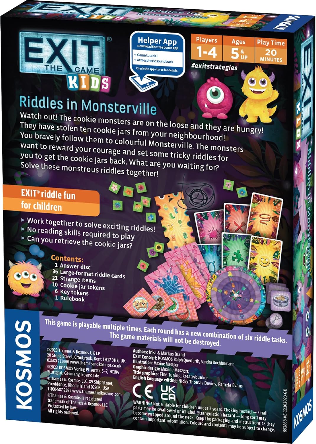 EXIT: The Game - Kids - Riddles in Monsterville