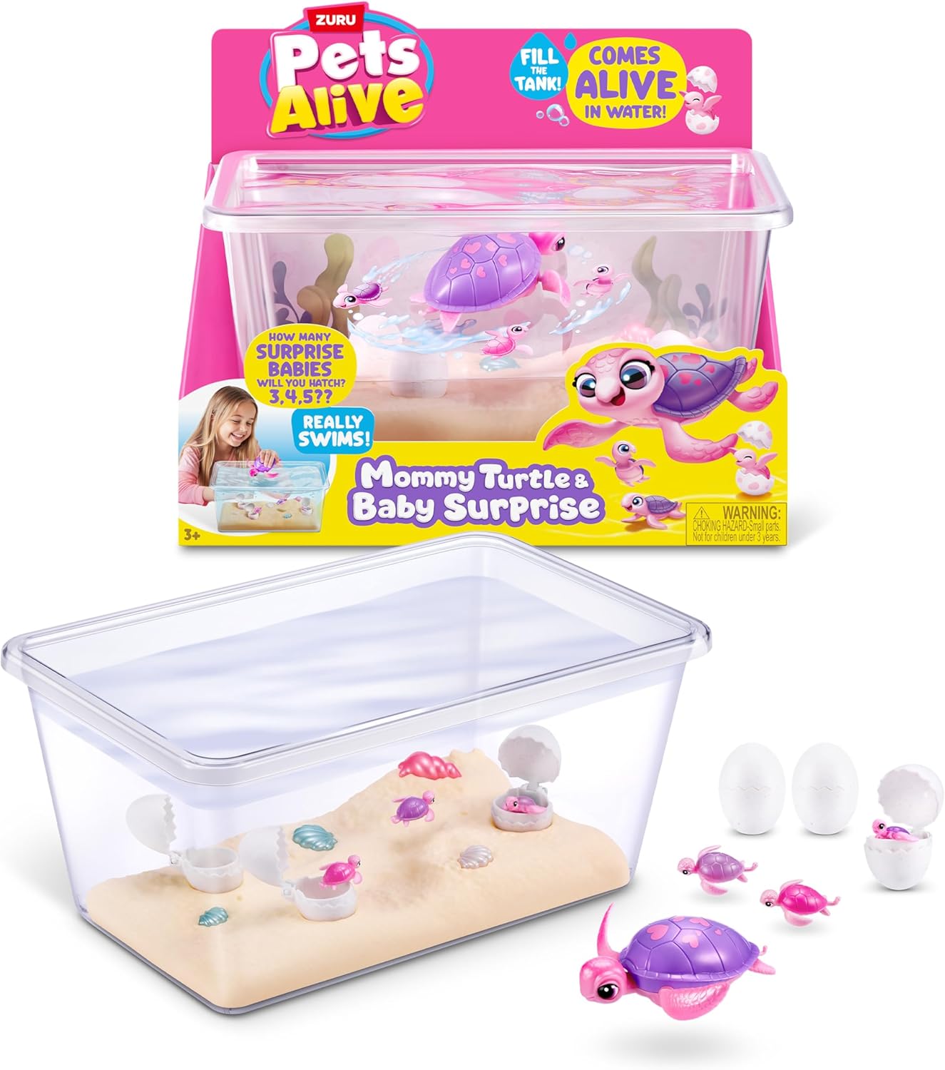 Pets Alive Mama Turtle Surprise Series 1