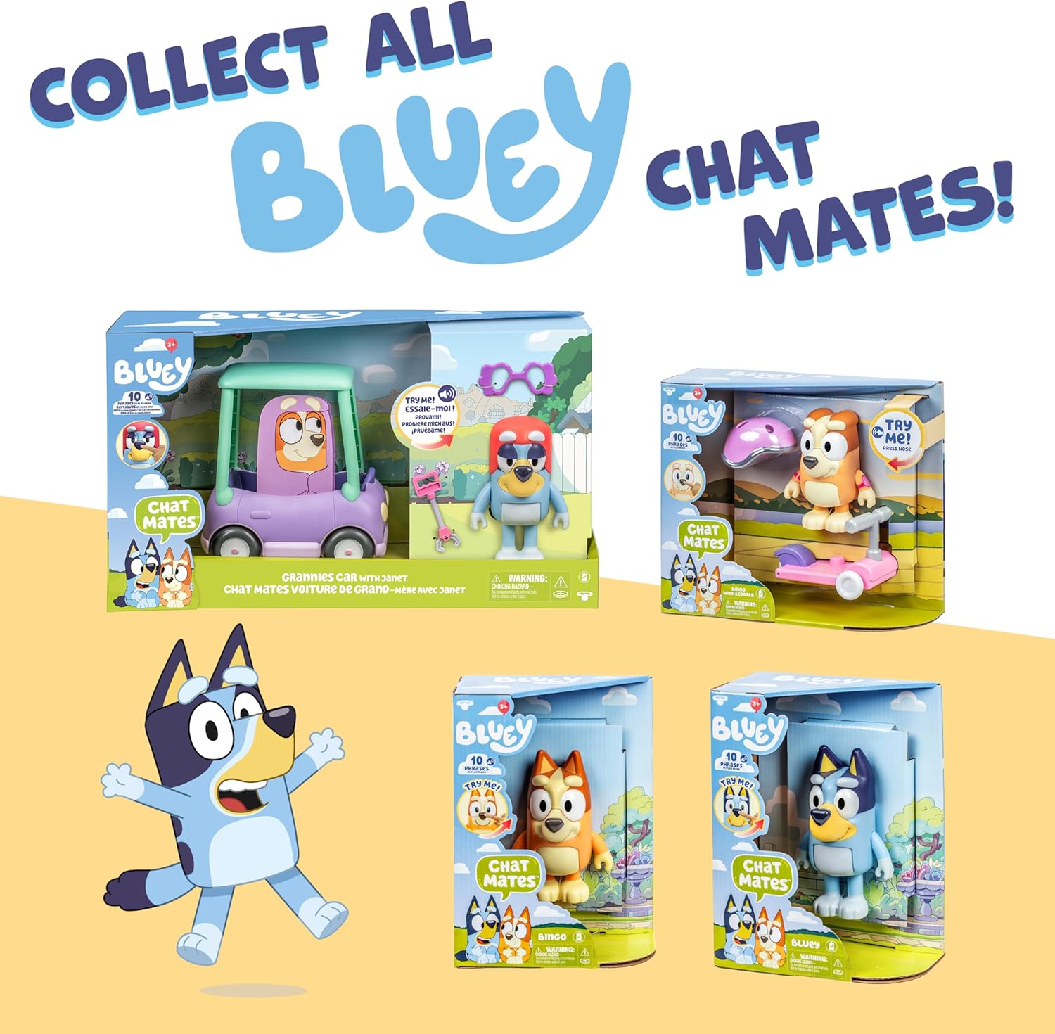 Bluey Chat Mates Bingo with Scooter