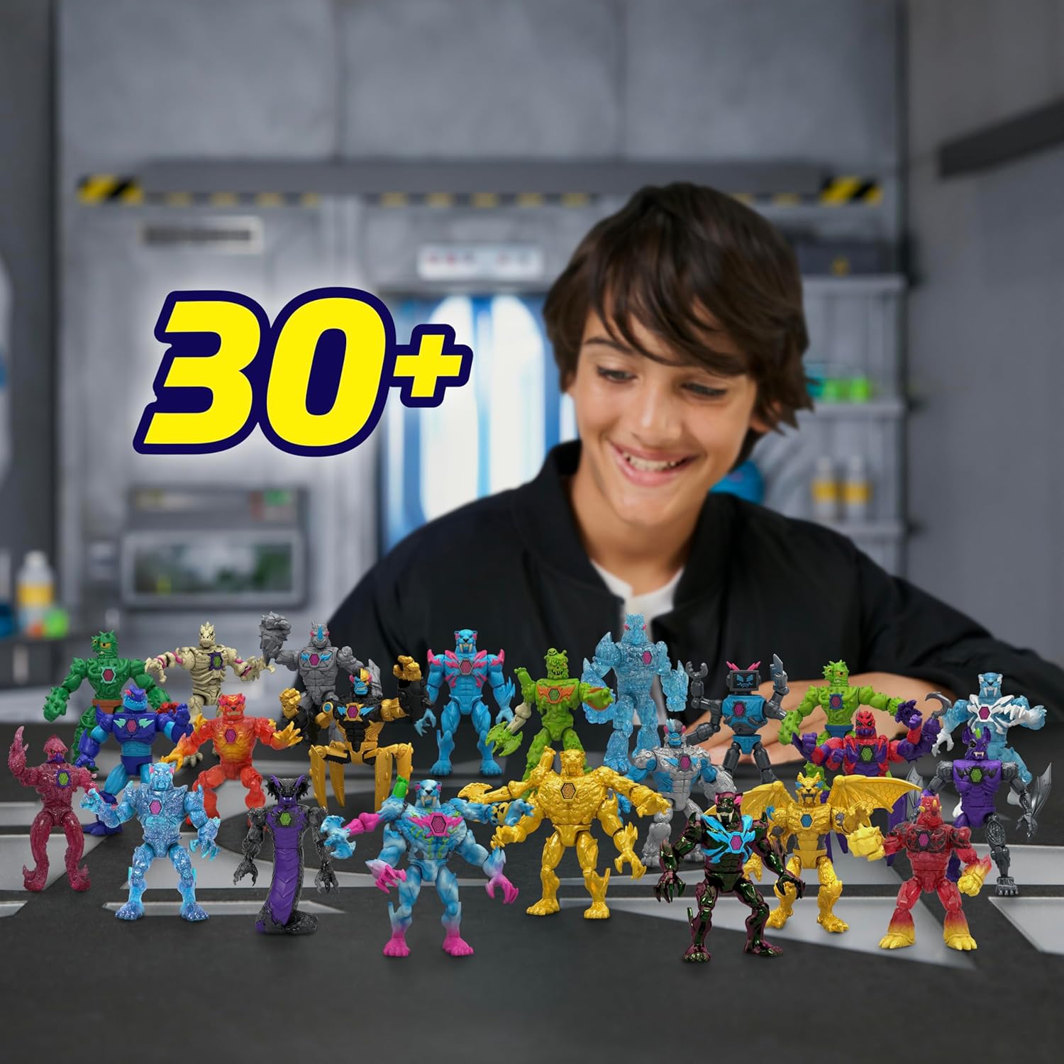 MrBeast Lab Hybrids Hyper Fusion Mix & Match 2 Action Figures Pack Assortment