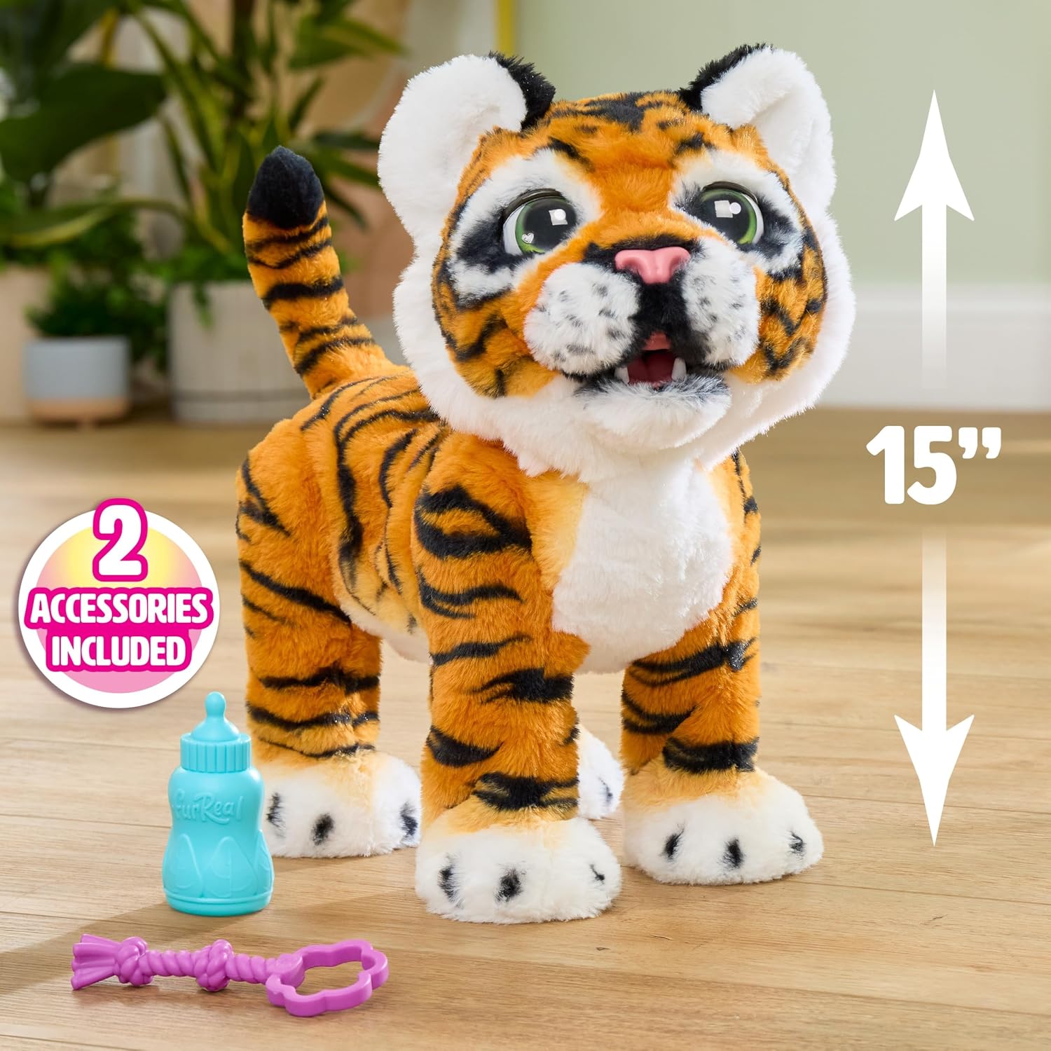 FurReal Gabby Grow & Roar Tiger Interactive Plush Toy