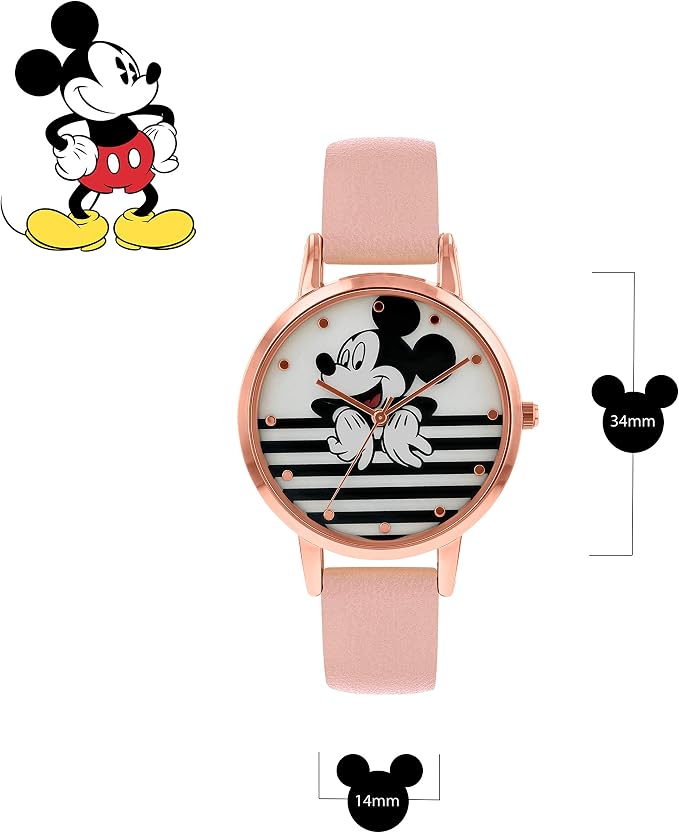 Mickey Mouse Quartz Watch In Display Box