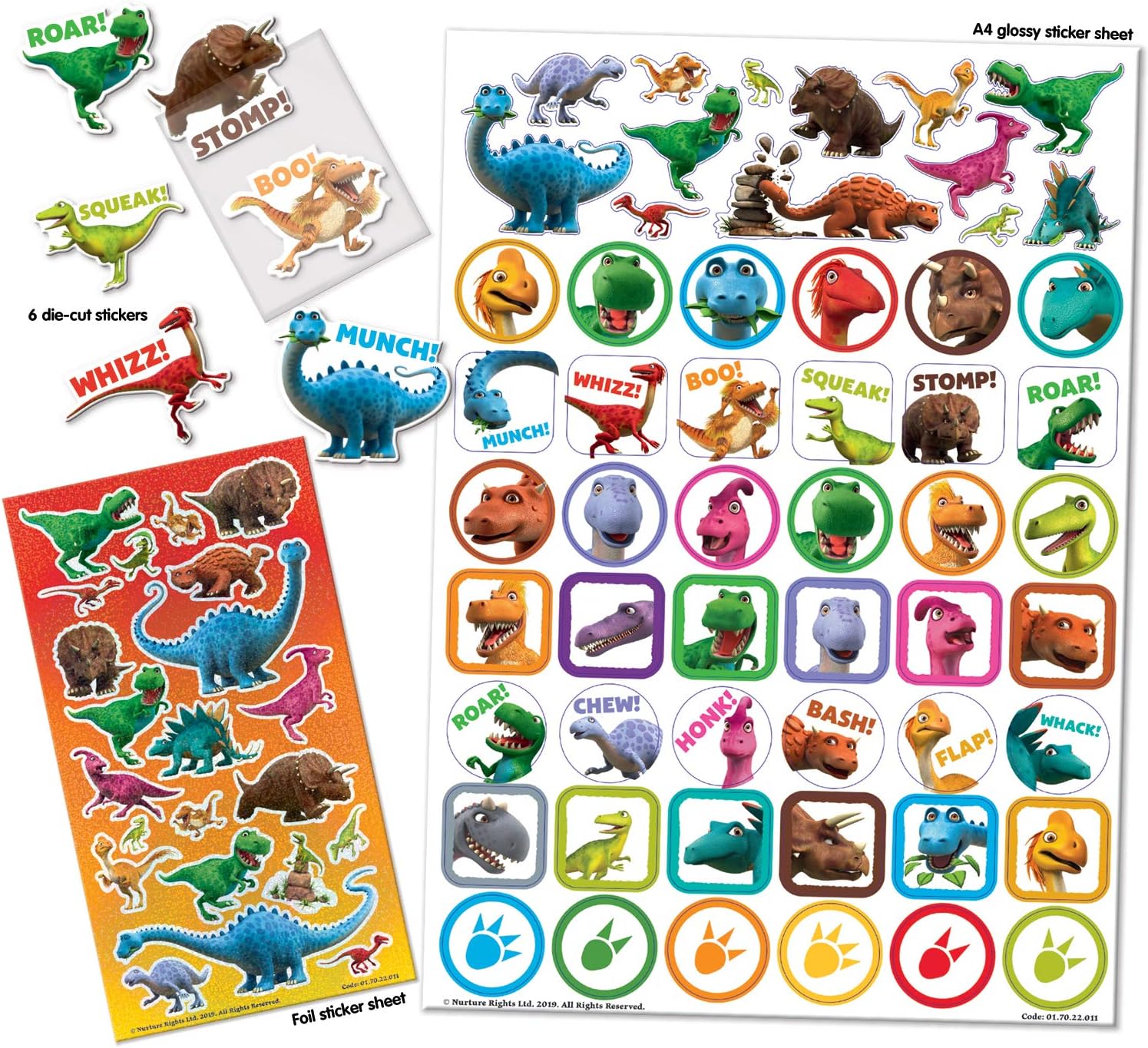 Dinosaur Roar Mega Sticker Pack