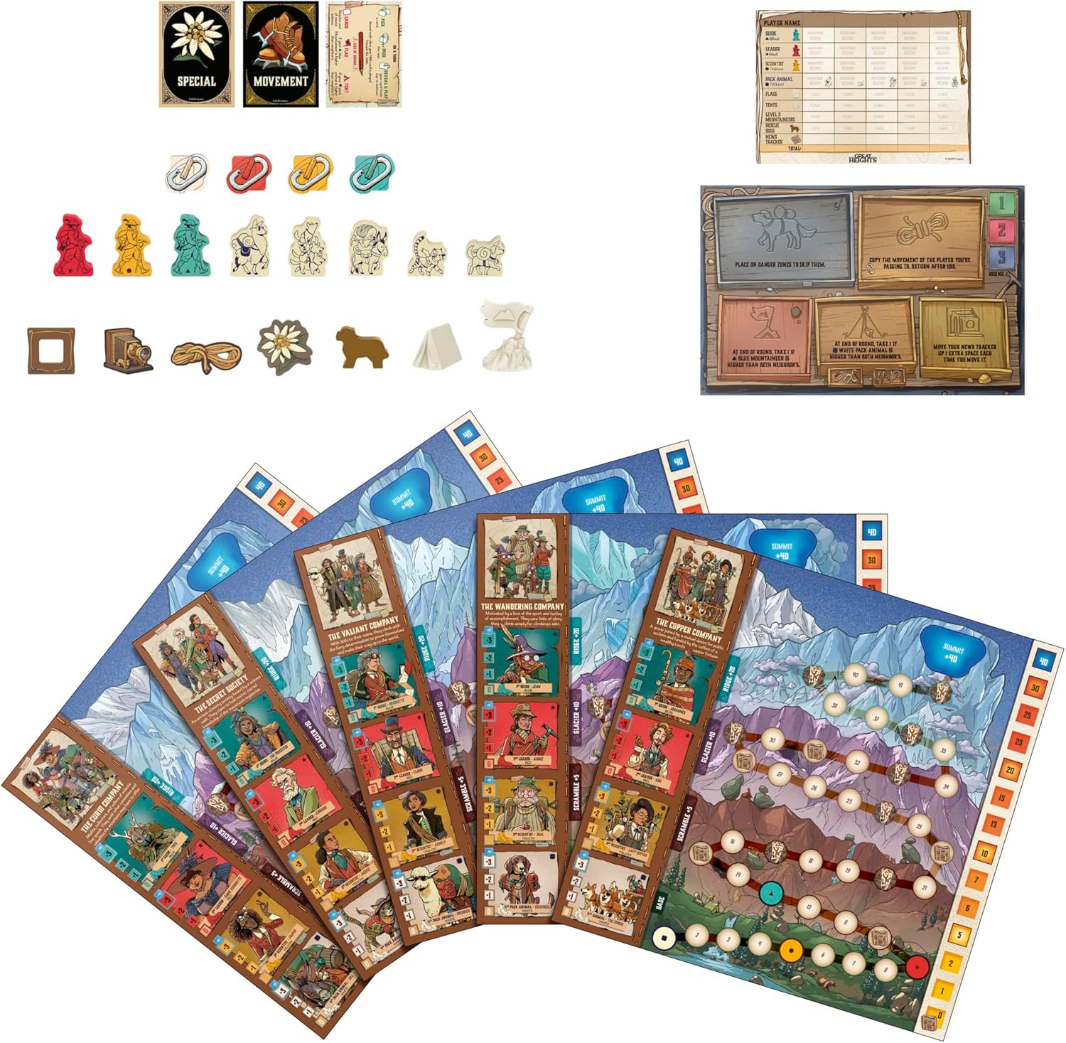 Great Heights Board Game