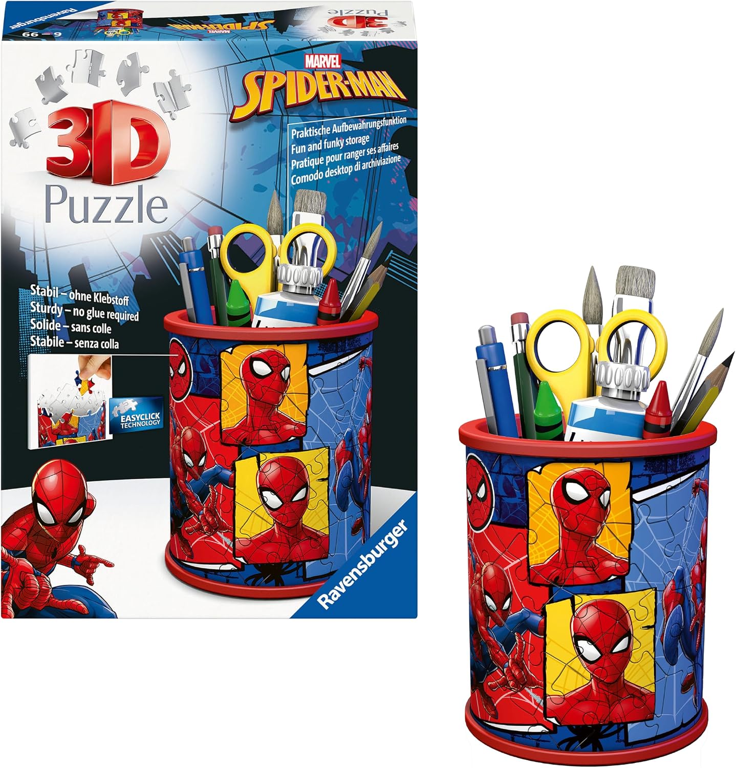 Spiderman Pencil Cup  54 Piece 3D Puzzle