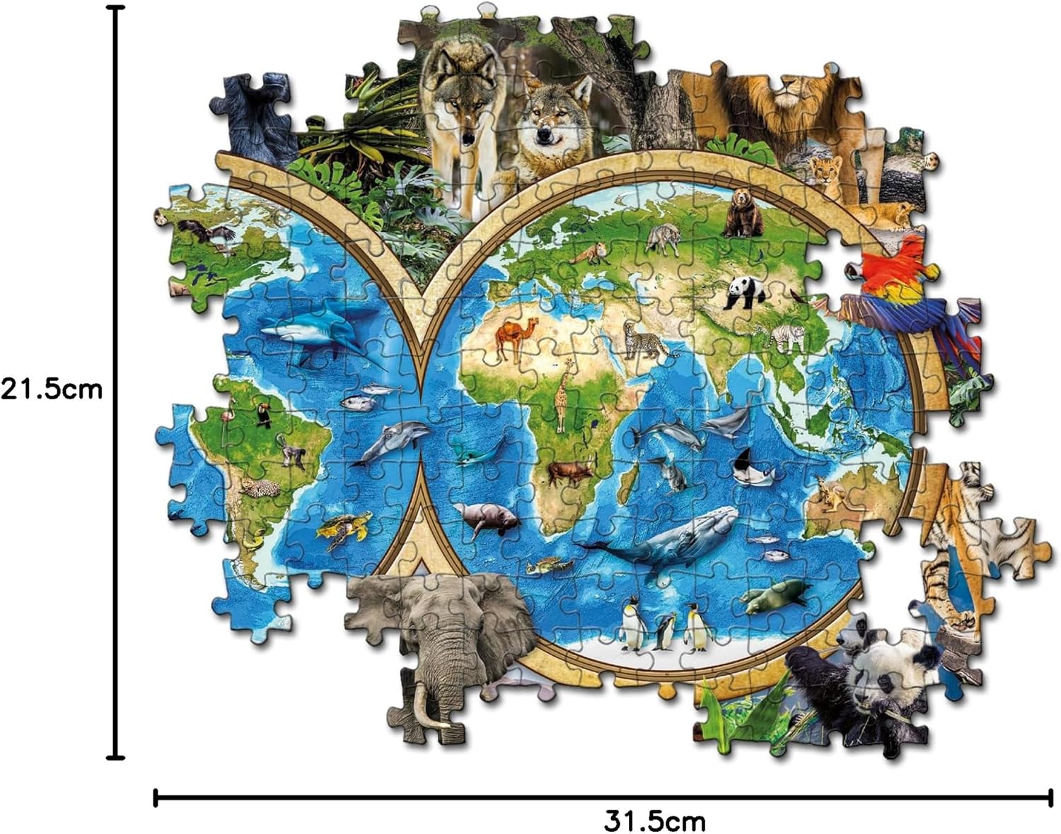 Clementoni Animal World 300 Piece Super Puzzle
