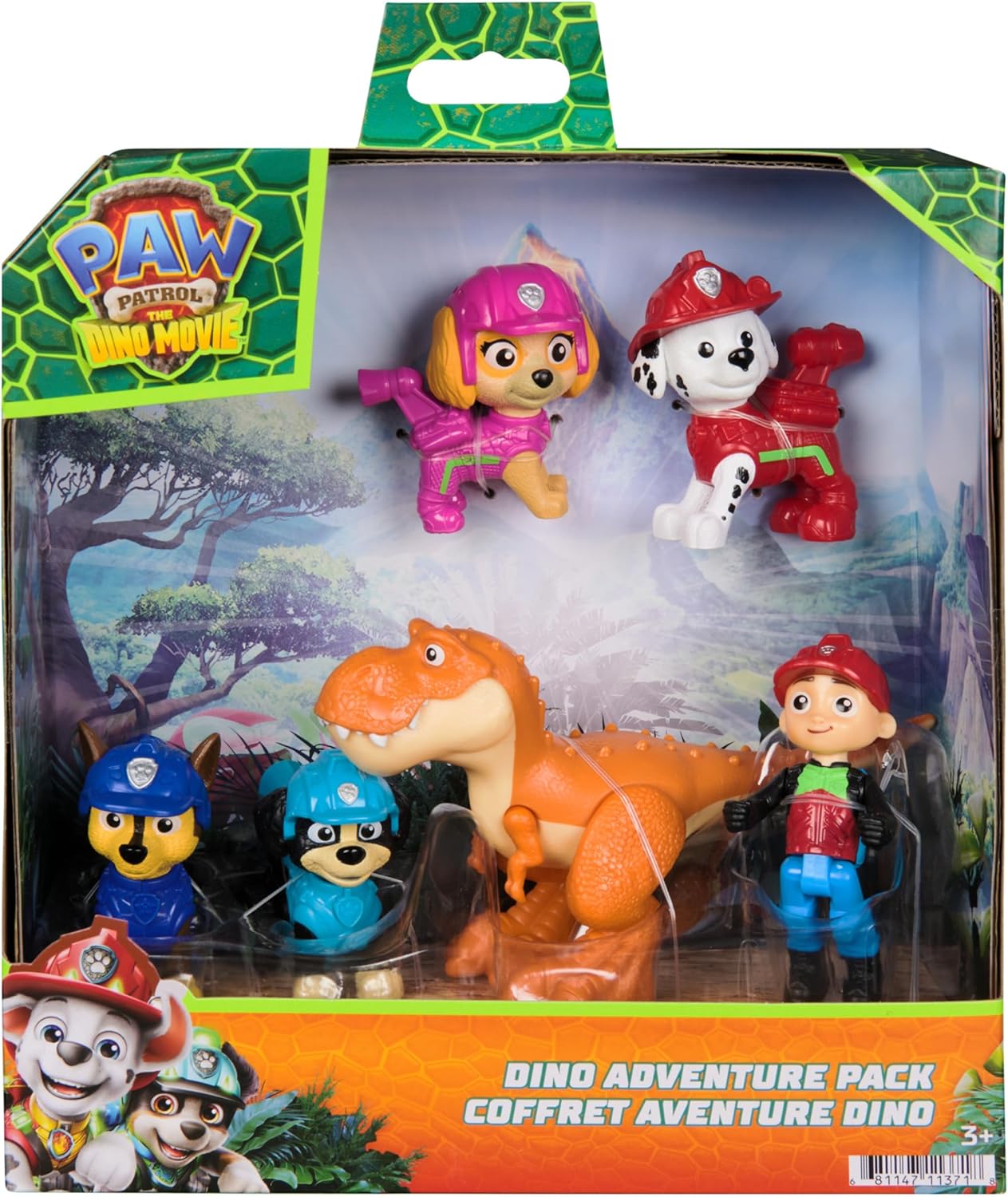 Paw Patrol The Dino Movie - Adventure Figure 6 Pack