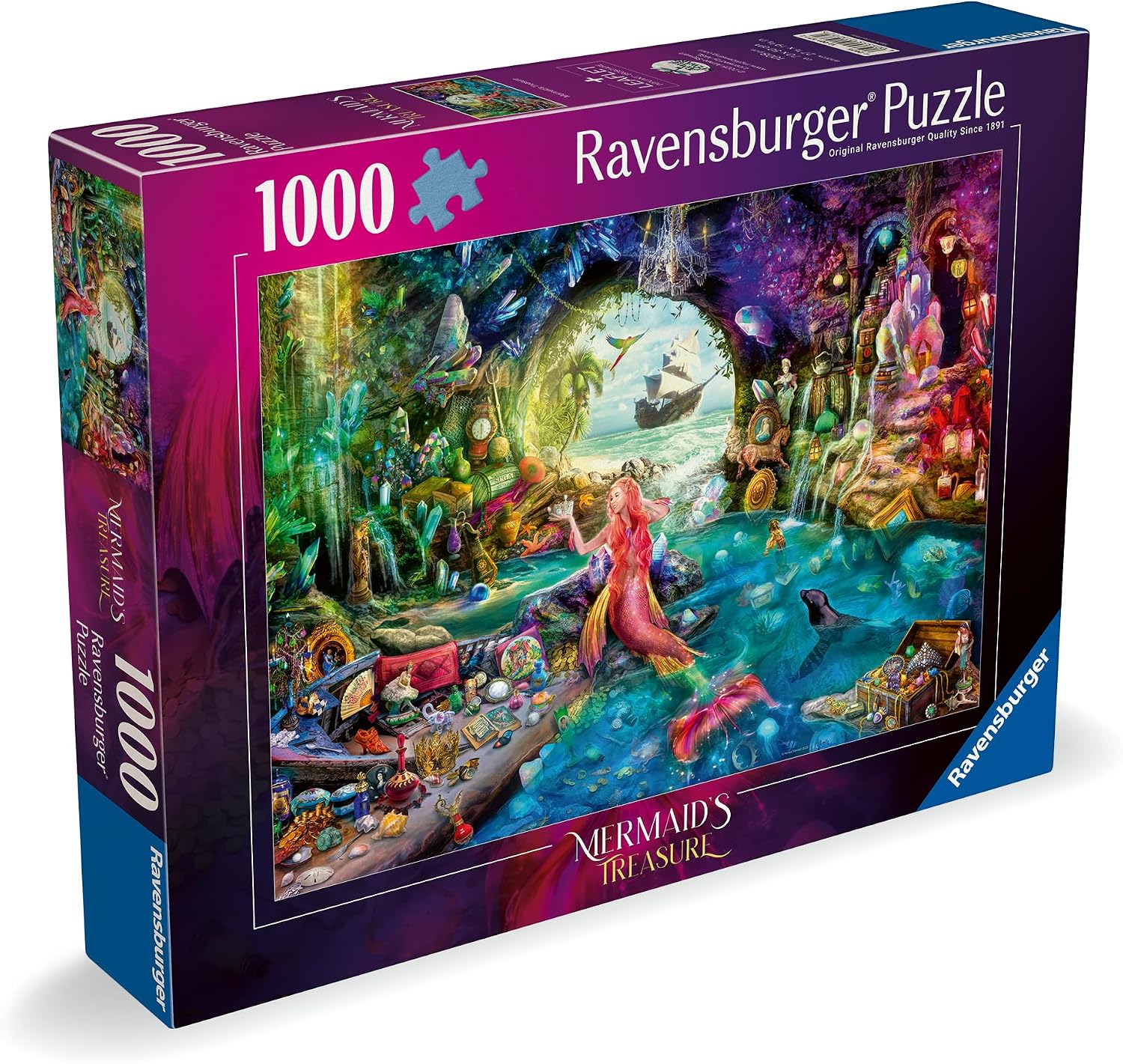 Mermaids Treasure 1000 Piece Jigsaw Puzzle