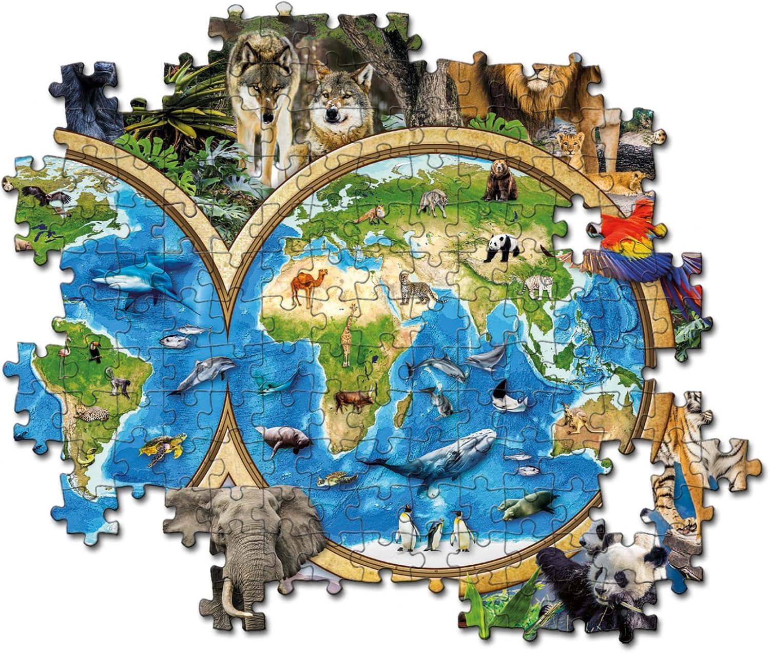 Clementoni Animal World 300 Piece Super Puzzle