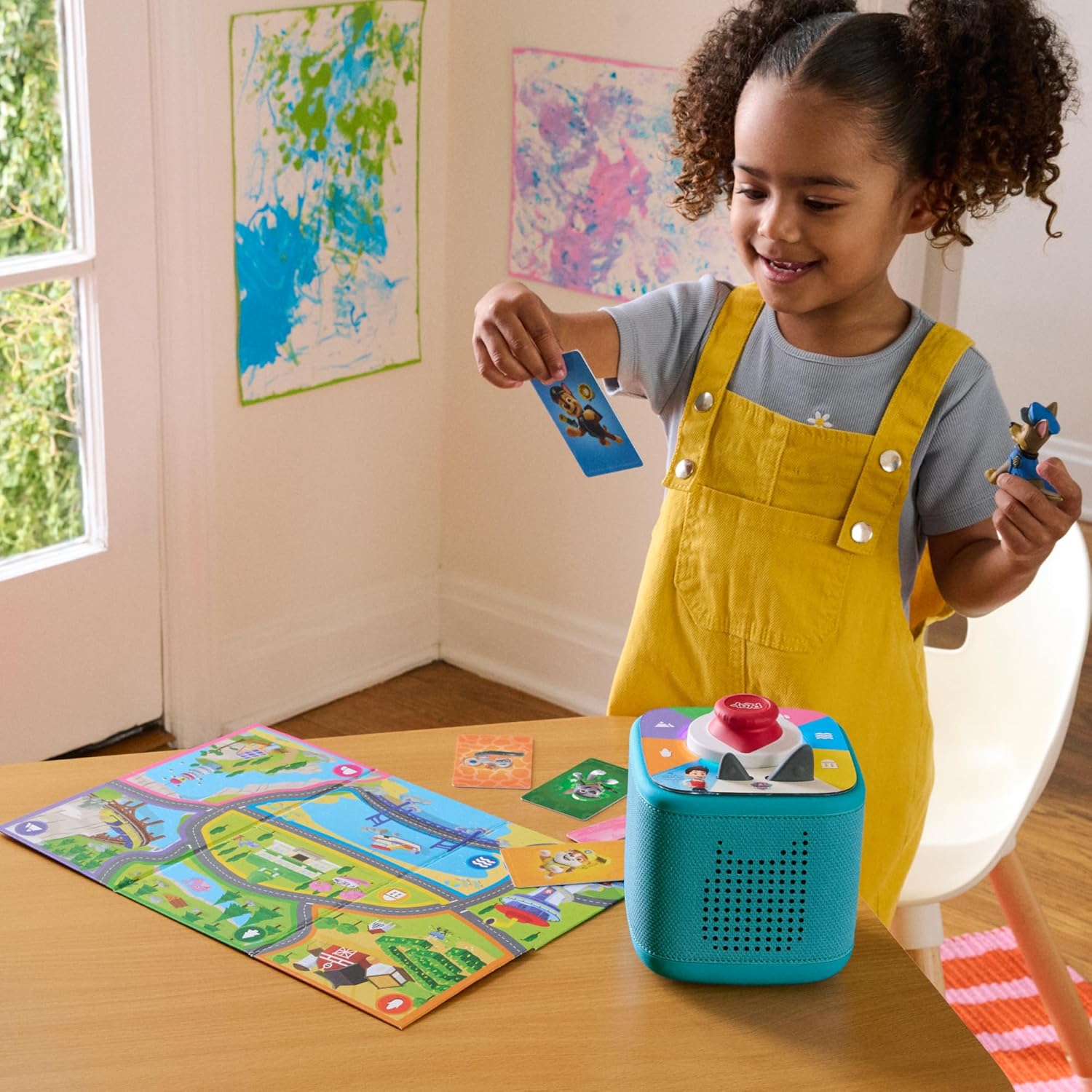 Tonies Toniebox 2 Tropical Teal Play Set with Paw Patrol Chase