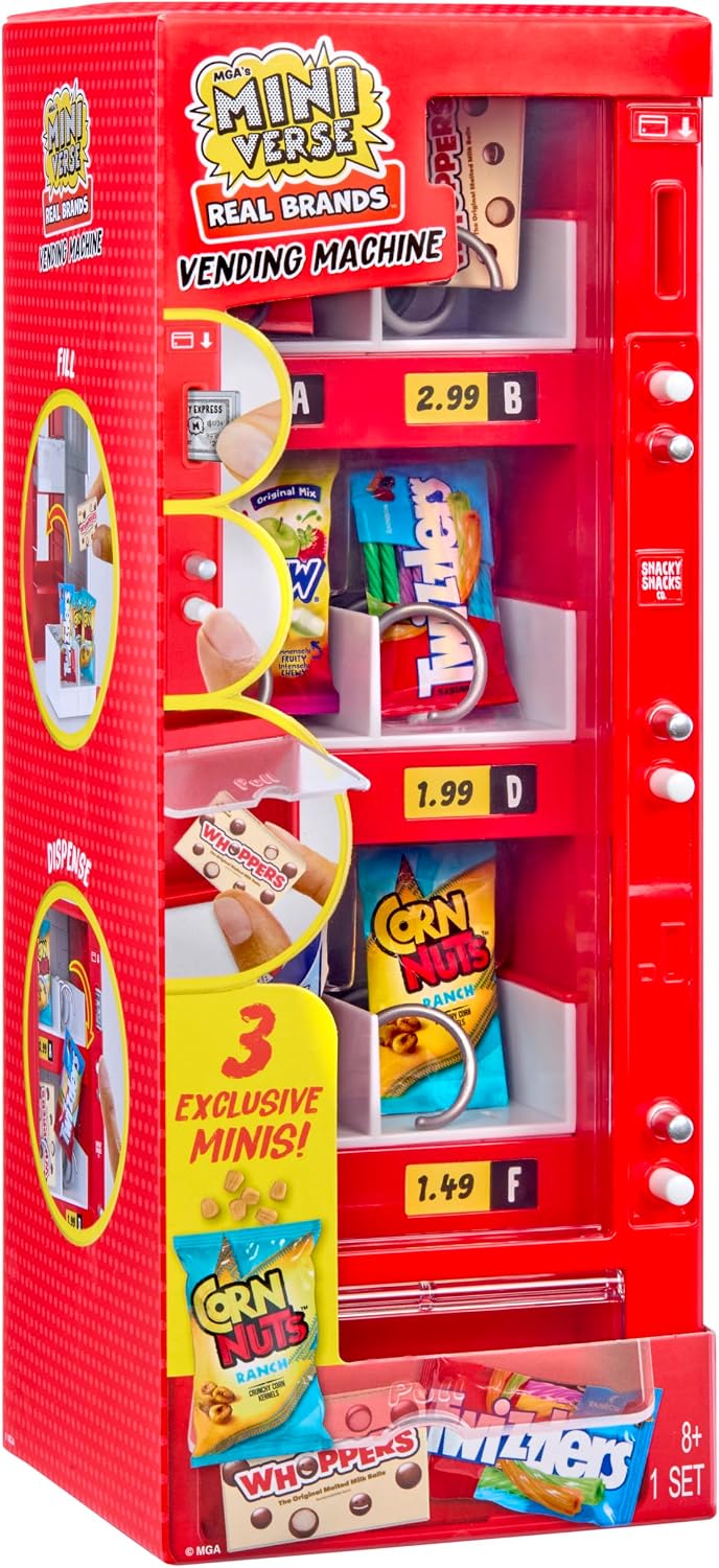 Miniverse Real Brands Vending Machine