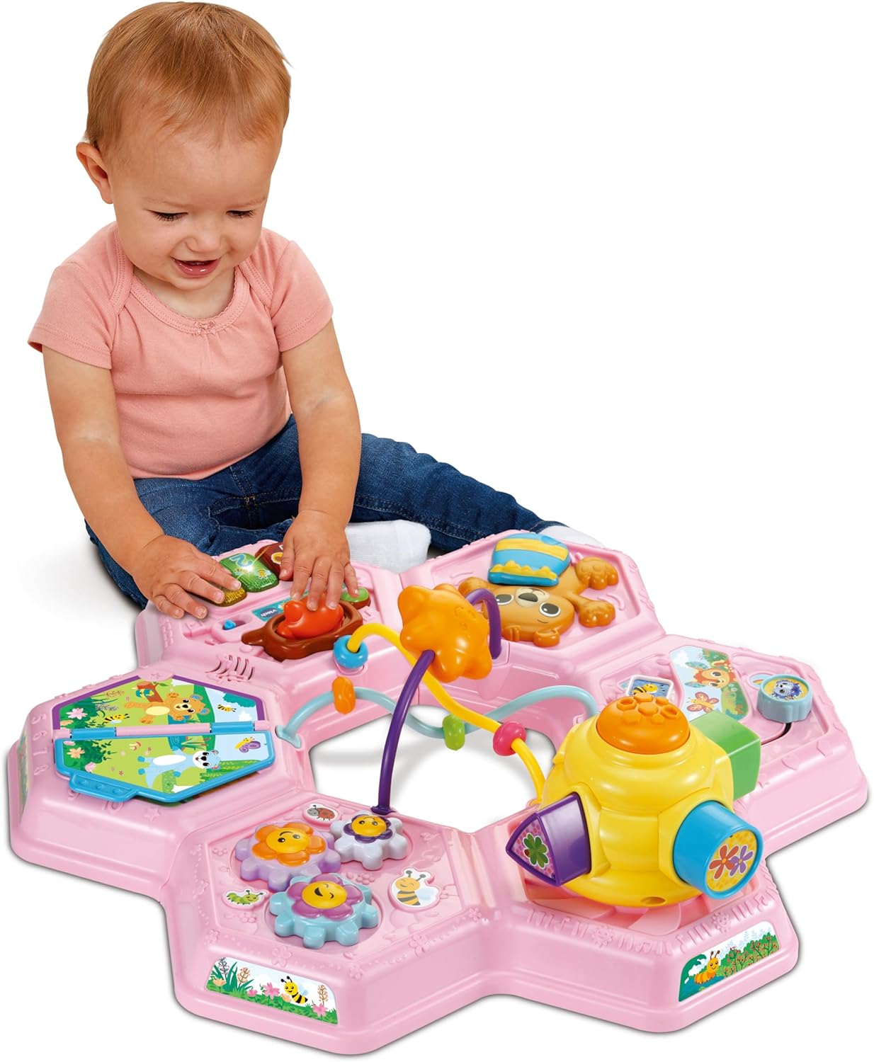 VTech Busy Bee Activity Table Pink