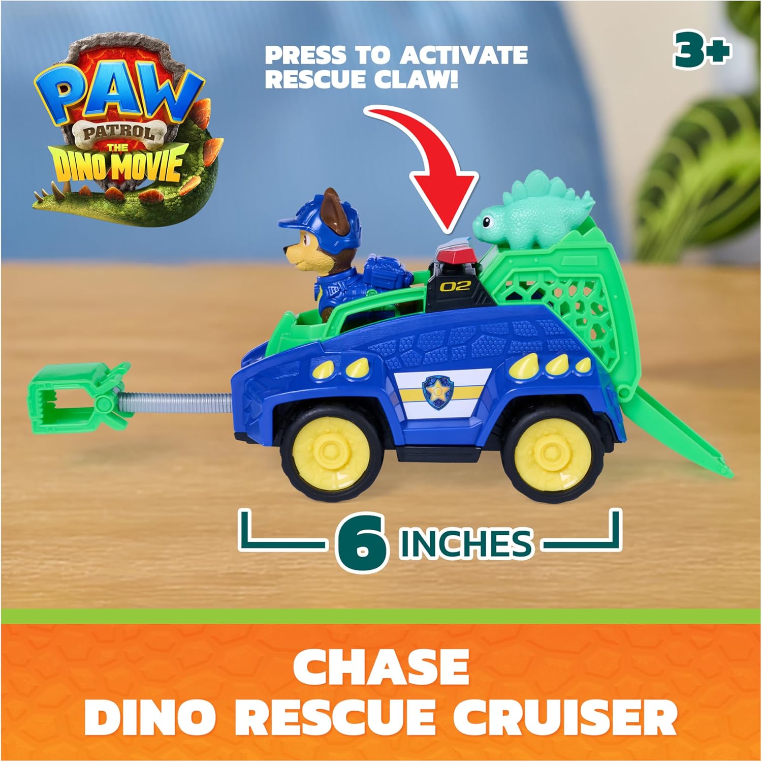 Paw Patrol The Dino Movie - Chase Dino Rescue Cruiser