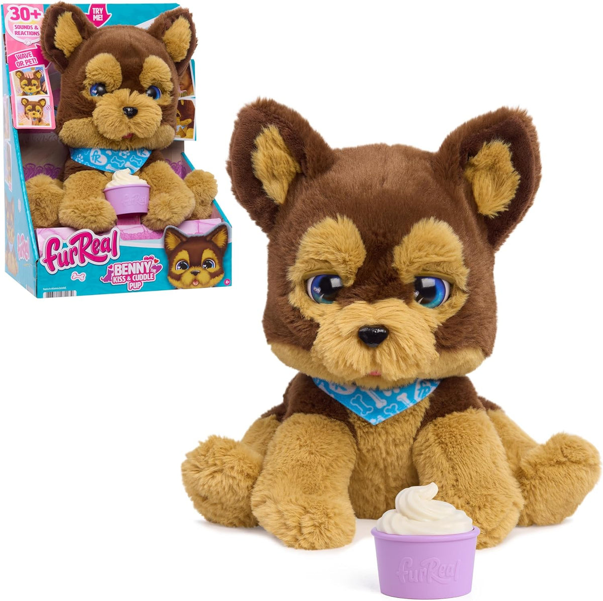 FurReal Benny the Kiss & Cuddle Pup
