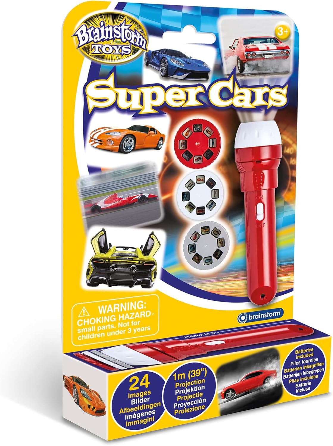 Super Cars Torch & Projector