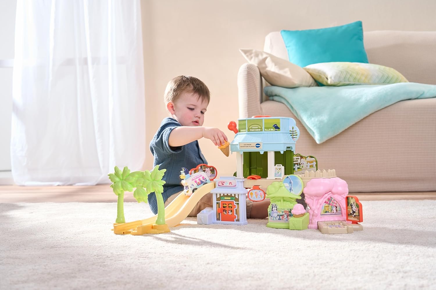 VTech Toot Toot  Bluey Ice Cream Adventure Playset