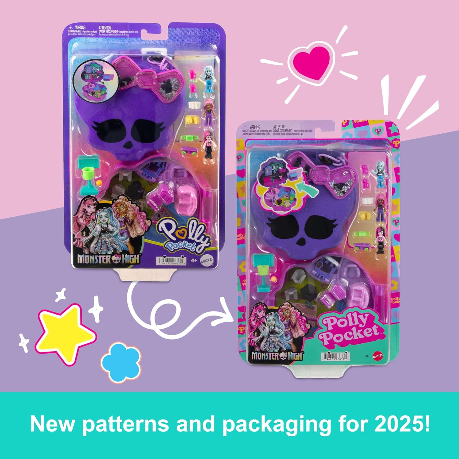 Polly Pocket Monster High Compact playset