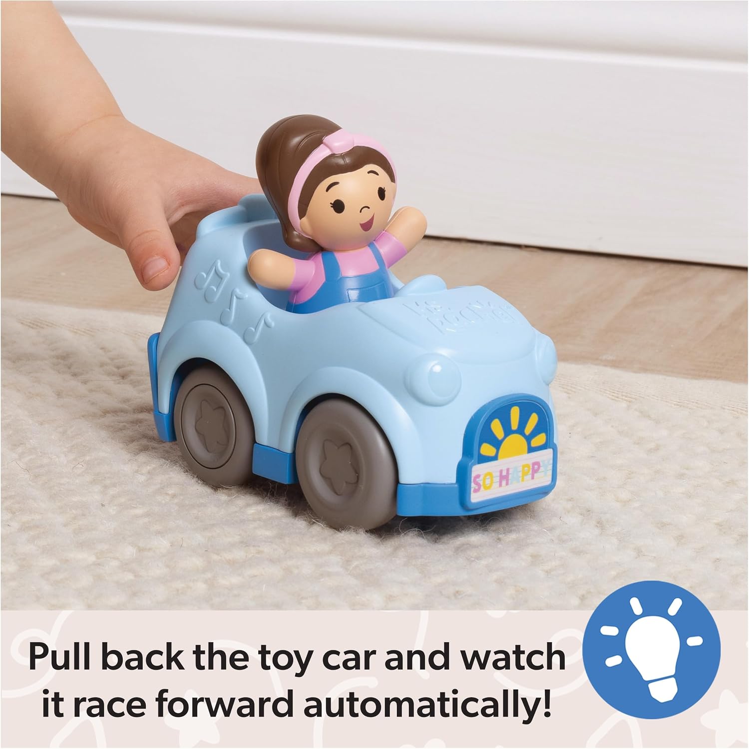 Ms. Rachel 1-2-3 Roll! Vehicle with Figure