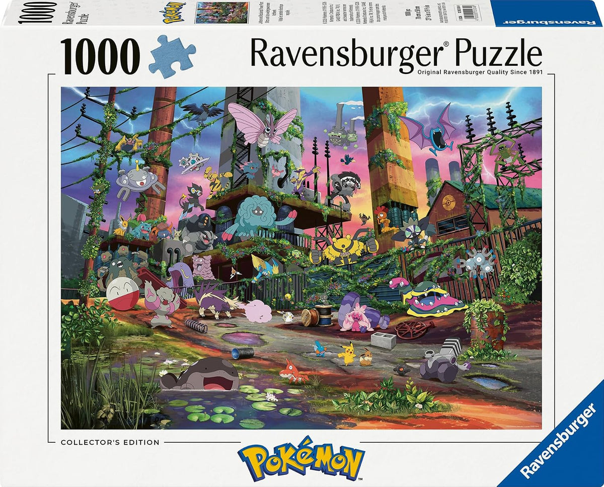 Pokemon Collectors Jolteon and Reclaimed Power Plant 1000 piece Jigsaw Puzzle