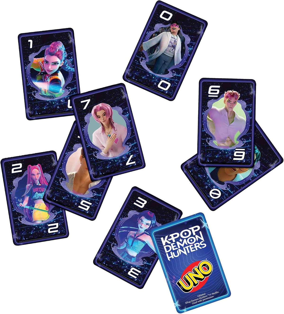 Uno K-Pop Demon Hunters Card Game