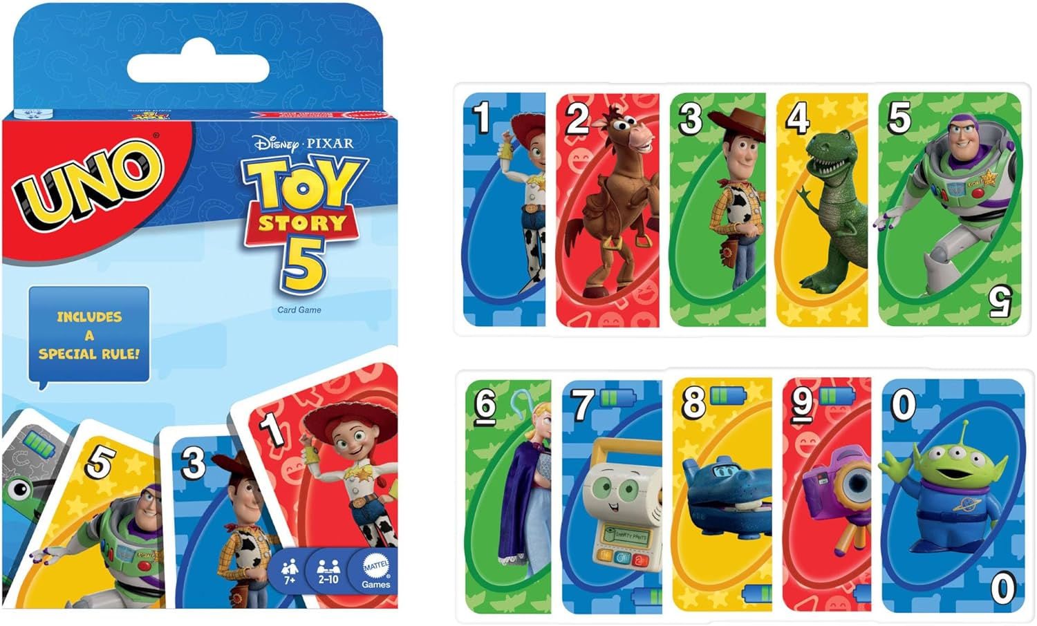 Uno Toy Story 5 Card Game