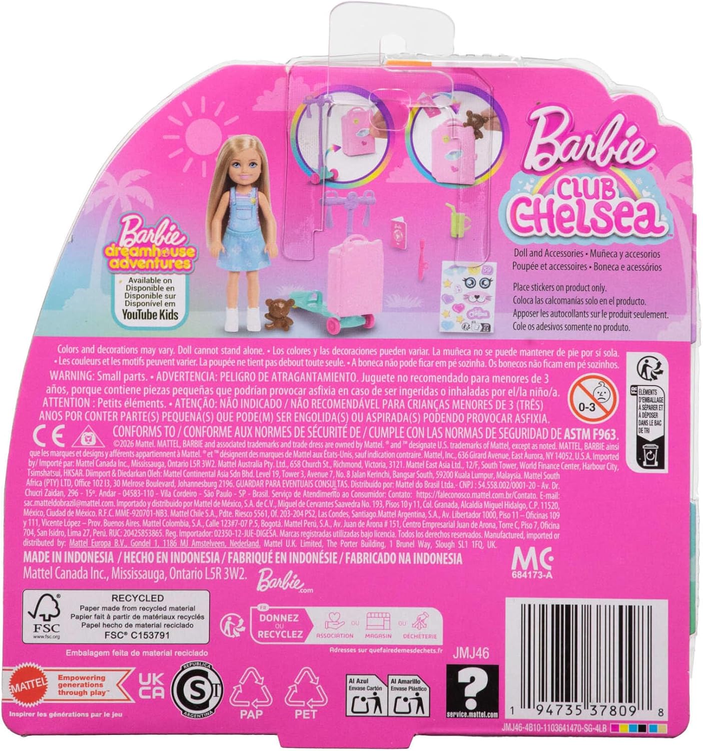 Barbie Limitless Adventure Chelsea Doll