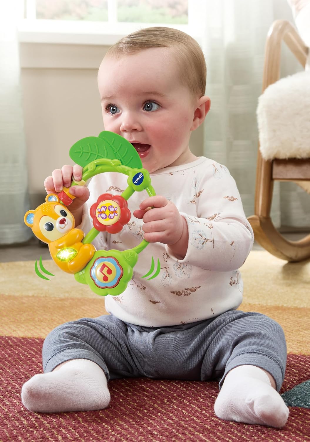 VTech Shaking Sounds Bear Rattle