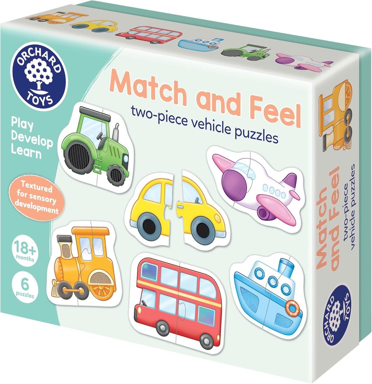 Orchard Match & Feel Vehicle Puzzle
