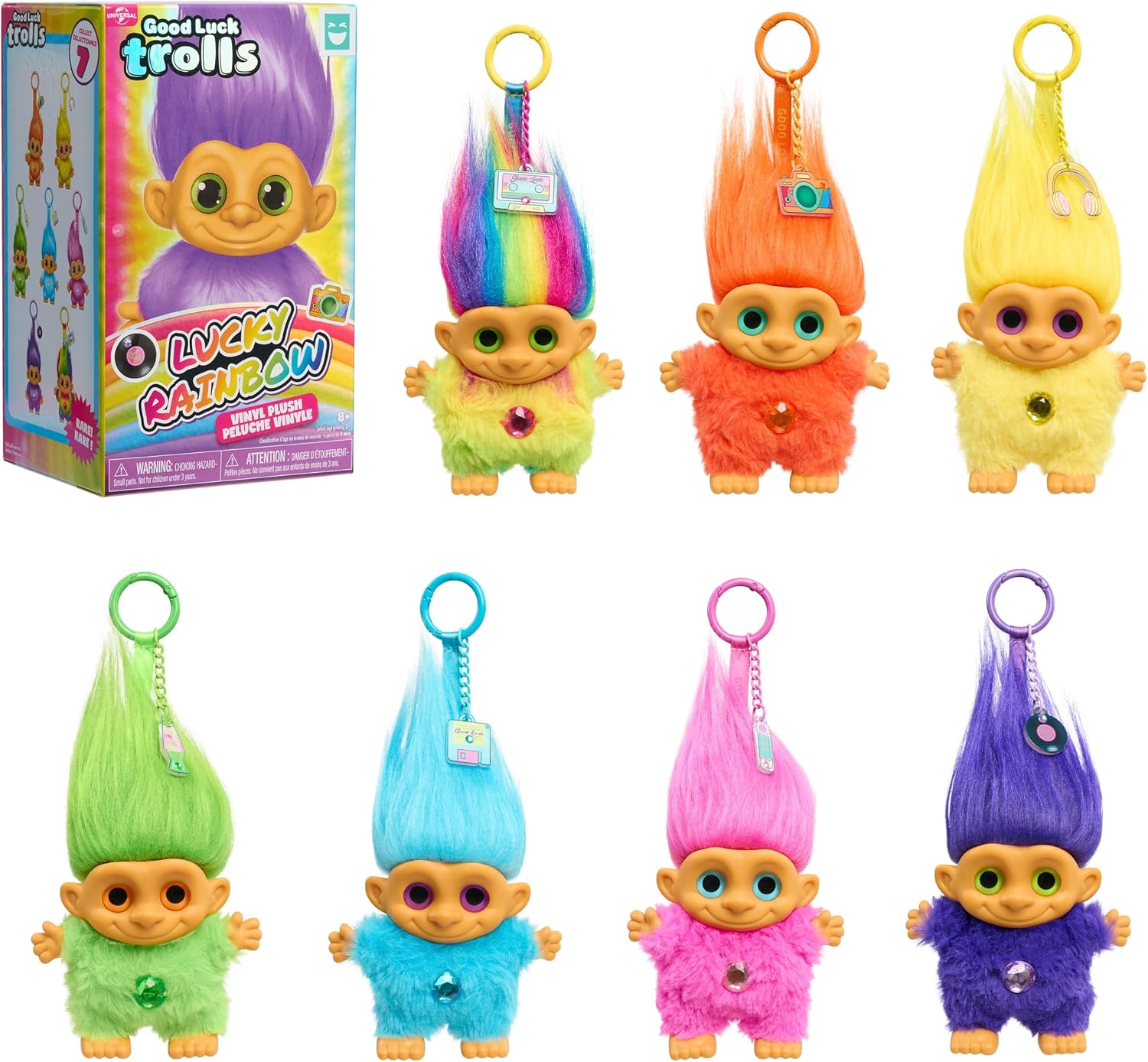 Happy Haul Trolls Bag Clip Mystery Box